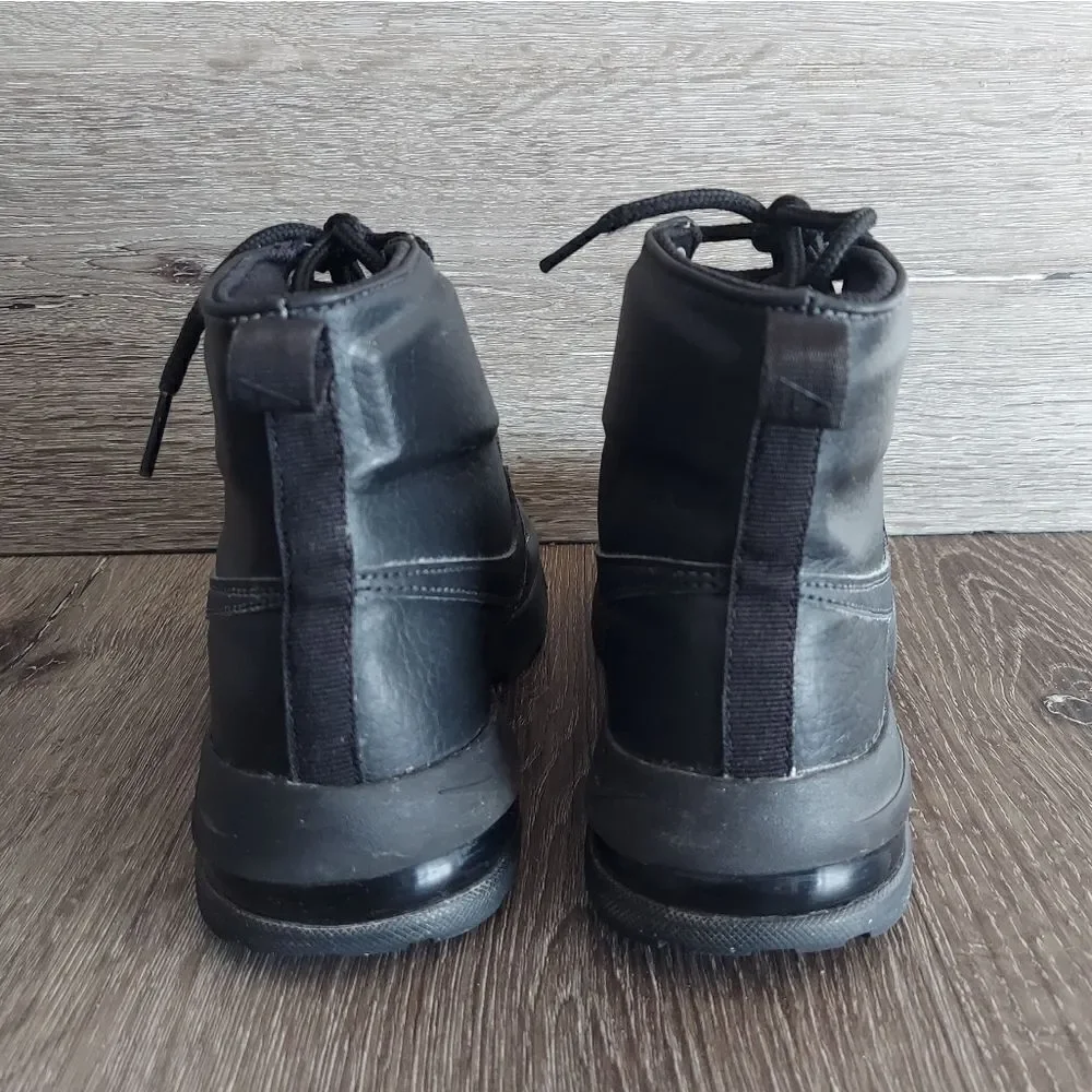 Nike Air Max Goaterra 2.0 Size 3.5Y Kids Boots Triple Black